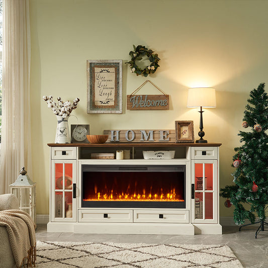 watch texans vs cowboys at home with fireplace tv stand